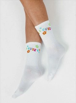 Princess Polly Lower Impact Too Cute Socks White / Multi White