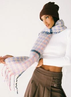 Princess Polly Maizie Houndstooth Scarf Pink Multi Pink -princess shop 0 1805cd19 d151 4dd6 bccd 257d941d1c35 767x.progressive