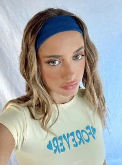 Princess Polly The Juney Headband Navy Navy