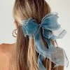 Princess Polly Linney Hair Bow Blue Blue