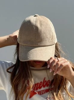 Princess Polly Tamba Corduroy Cap Brown Brown