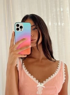 Princess Polly Aura Iphone Case Orange Multi Multi