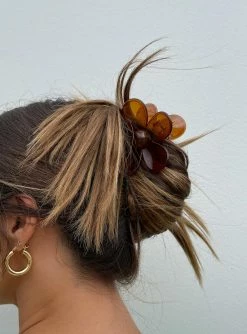 Princess Polly Sun Spirit Hair Clip Brown Brown
