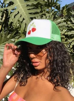 Princess Polly Good Vibes Trucker Hat Green Green -princess shop 1 2728f003 7861 4455 809e cf2da5225a56 767x.progressive