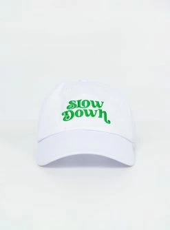 Princess Polly Slow Down Dad Cap White White -princess shop 1 4d4b2309 38a0 44a9 9848 9f46a9e9e66c 767x.progressive