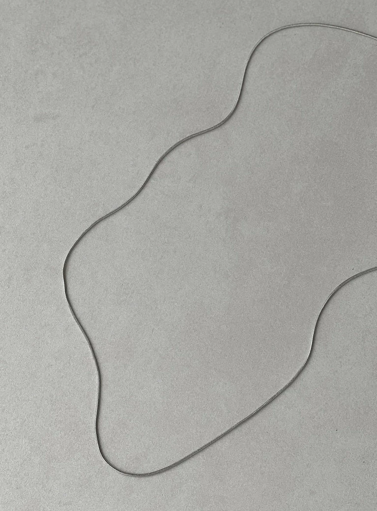 Princess Polly Lower Impact Cady Chain Belt Silver Silver 7 Princess Polly Lower Impact Cady Chain Belt Silver Silver - Image 5