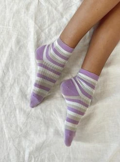 Princess Polly Kansas Lane Socks Purple / Multi