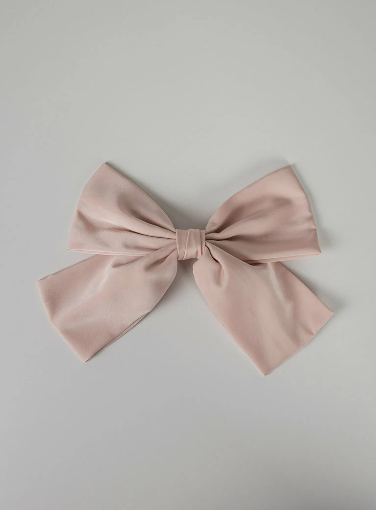Princess Polly Aya Hair Bow Pink Pink 6 Princess Polly Aya Hair Bow Pink Pink - Image 4