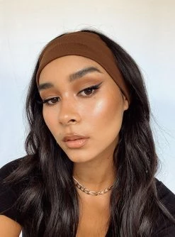 Princess Polly The Juney Headband Chocolate Chocolate