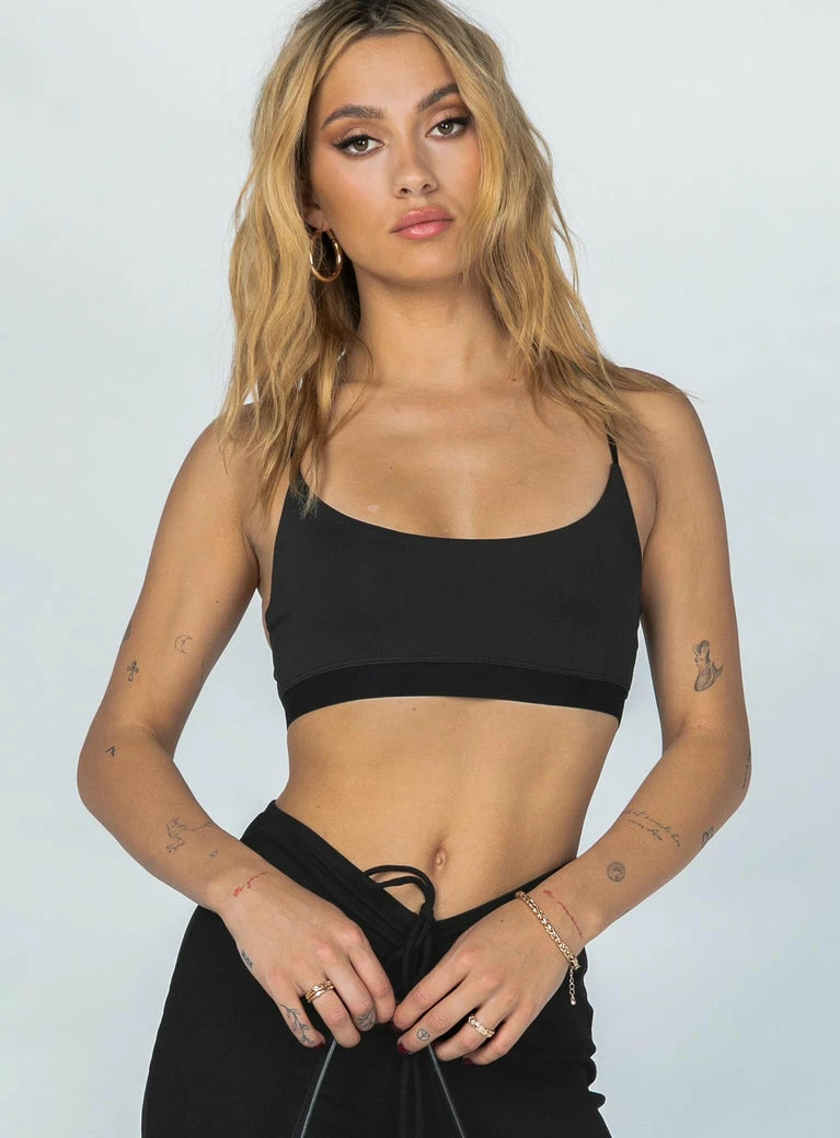 Princess Polly Remi Bralette Black Black 9 Princess Polly Remi Bralette Black Black - Image 7