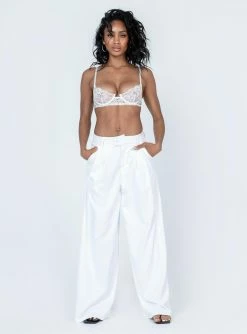 Princess Polly Gabriella Bralette White White 13 Princess Polly Gabriella Bralette White White -princess shop 2 modelinfo chiara us2 767x.progressive