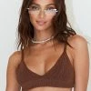 Princess Polly Atlanta Bralette Brown Brown