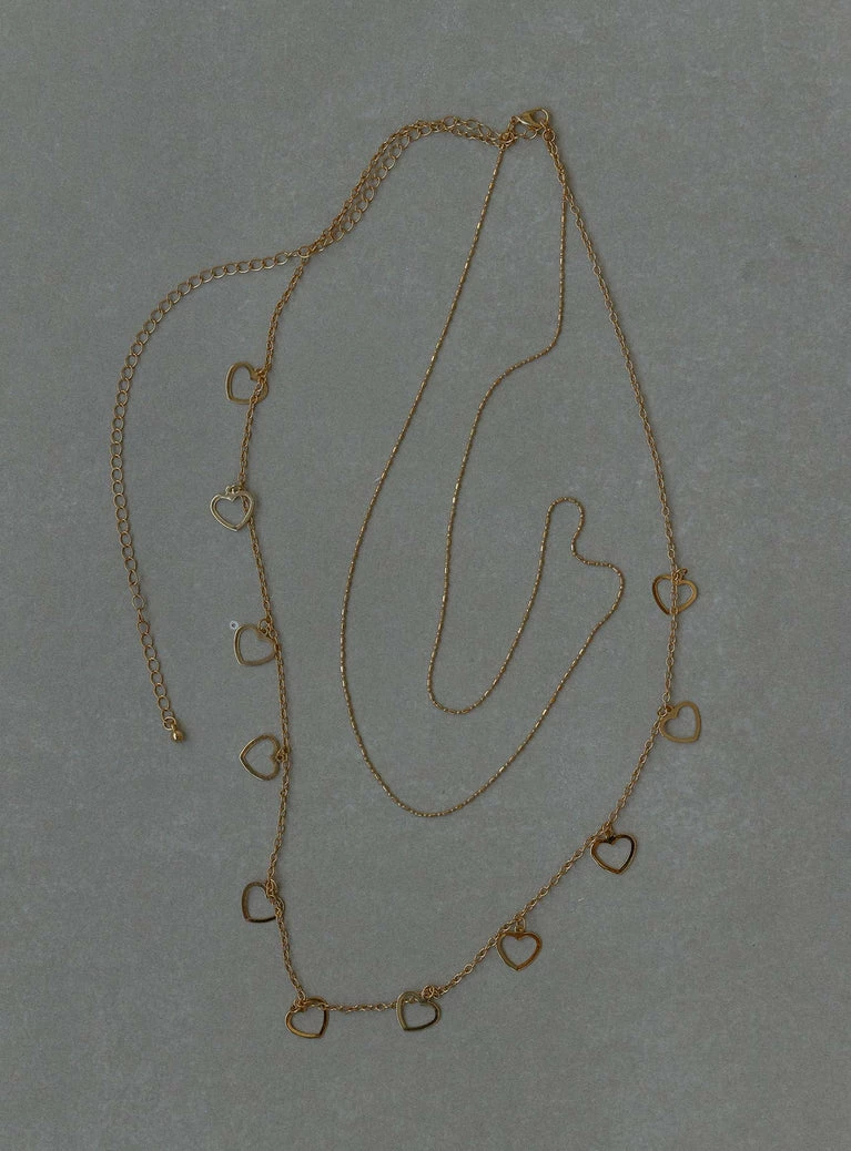 Princess Polly Lower Impact Roca Heart Chain Belt Gold Gold 9 Princess Polly Lower Impact Roca Heart Chain Belt Gold Gold - Image 7