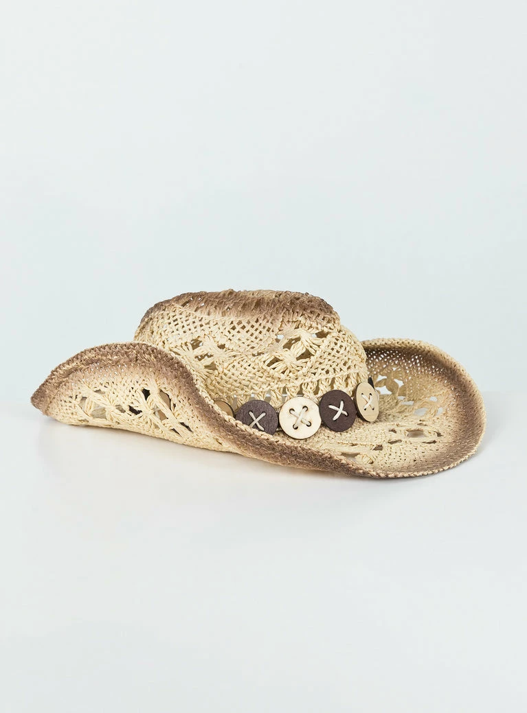 Princess Polly Mcormick Cowboy Hat Brown Brown 9 Princess Polly Mcormick Cowboy Hat Brown Brown - Image 7