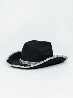 Princess Polly Hey Ya Sequin Cowboy Hat Black Black -princess shop 2 6d900502 d967 44c6 8b1f 987648ce023c 1025x.progressive