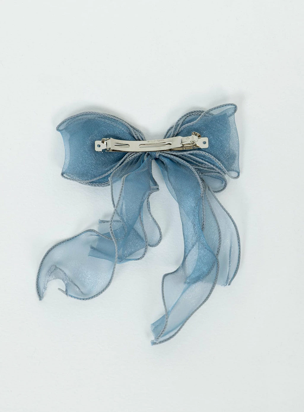 Princess Polly Linney Hair Bow Blue Blue 5 Princess Polly Linney Hair Bow Blue Blue - Image 3