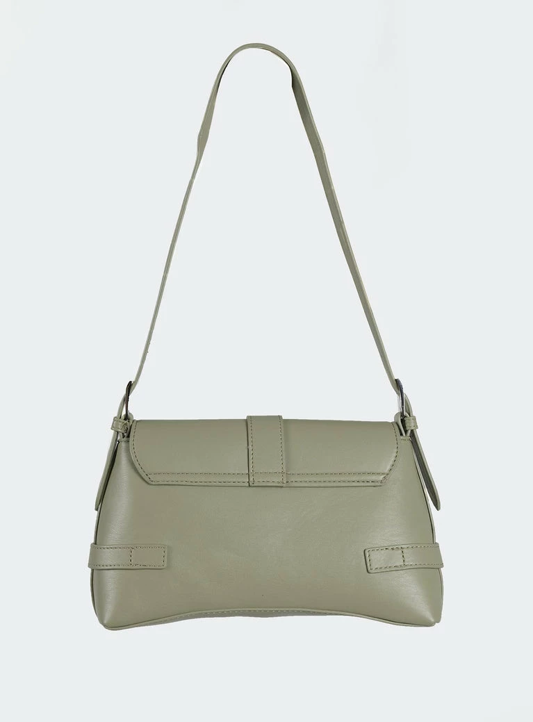 Princess Polly Tozzi Shoulder Bag Khaki Khaki 8 Princess Polly Tozzi Shoulder Bag Khaki Khaki - Image 6