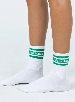 Princess Polly Be Kind Socks White / Green -princess shop 2 f63fbc88 364b 4816 961c 96f4851ce96d 767x.progressive