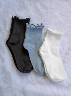Princess Polly Ronaldi Sock Set Blue / White / Black Black / White / Blue -princess shop 433A3392 767x.progressive
