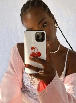 Princess Polly Sweet Cherry IPhone Case White / Red -princess shop A9407B29 58C2 41D1 B0D3 732220BBBD5C 767x.progressive