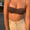 Princess Polly Camilla Bralette Chocolate Brown