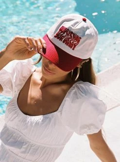 Princess Polly Everything You Want Hat Cream / Red Cream -princess shop EVERYTHING YOU WANT HAT CREAM RED 767x.progressive