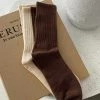 Princess Polly Effortlessly Chic Sock Pack BEIGE / BROWN