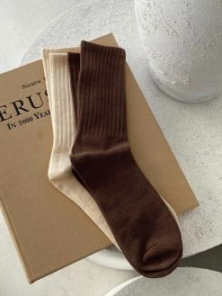 Princess Polly Effortlessly Chic Sock Pack BEIGE / BROWN -princess shop Effortlessly Chic Sock Pack 1 767x.progressive