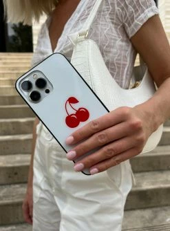 Princess Polly Sweet Cherry IPhone Case White / Red