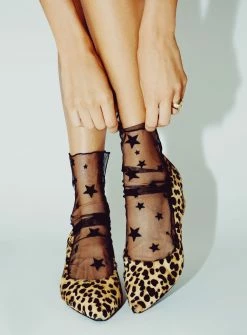 Princess Polly Milky Way Star Mesh Socks Black Black -princess shop milky way star mesh socks 767x.progressive